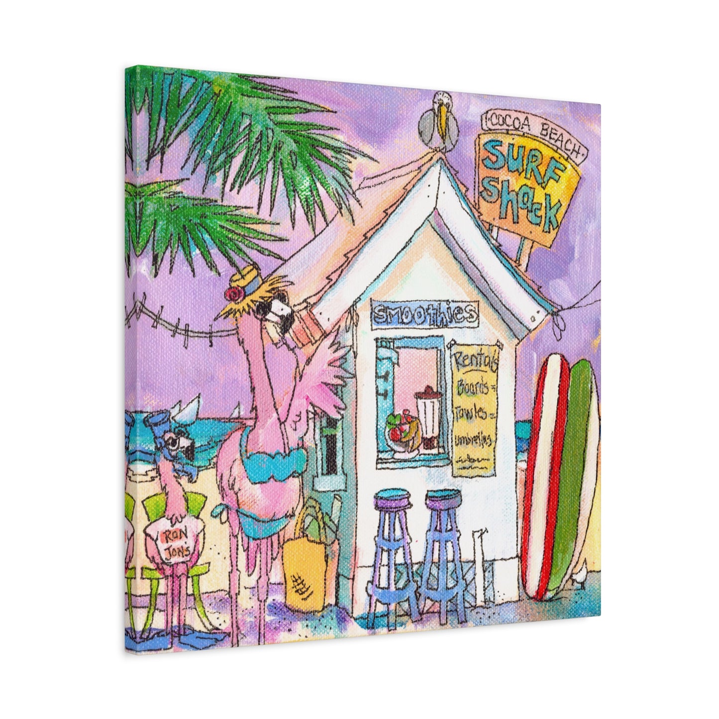 Surf Shack  - Canvas