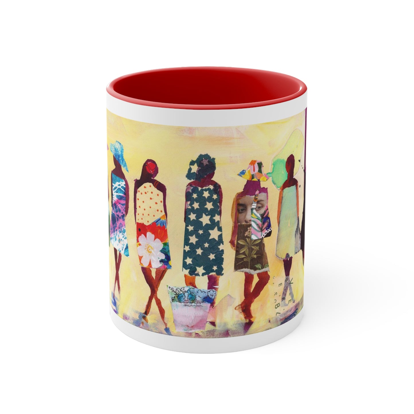 Paper Dolls Accent Coffee Mug, 11oz