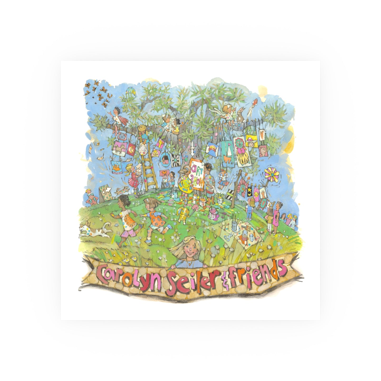 Art Show in Oak Tree - Prints - Various Sizes