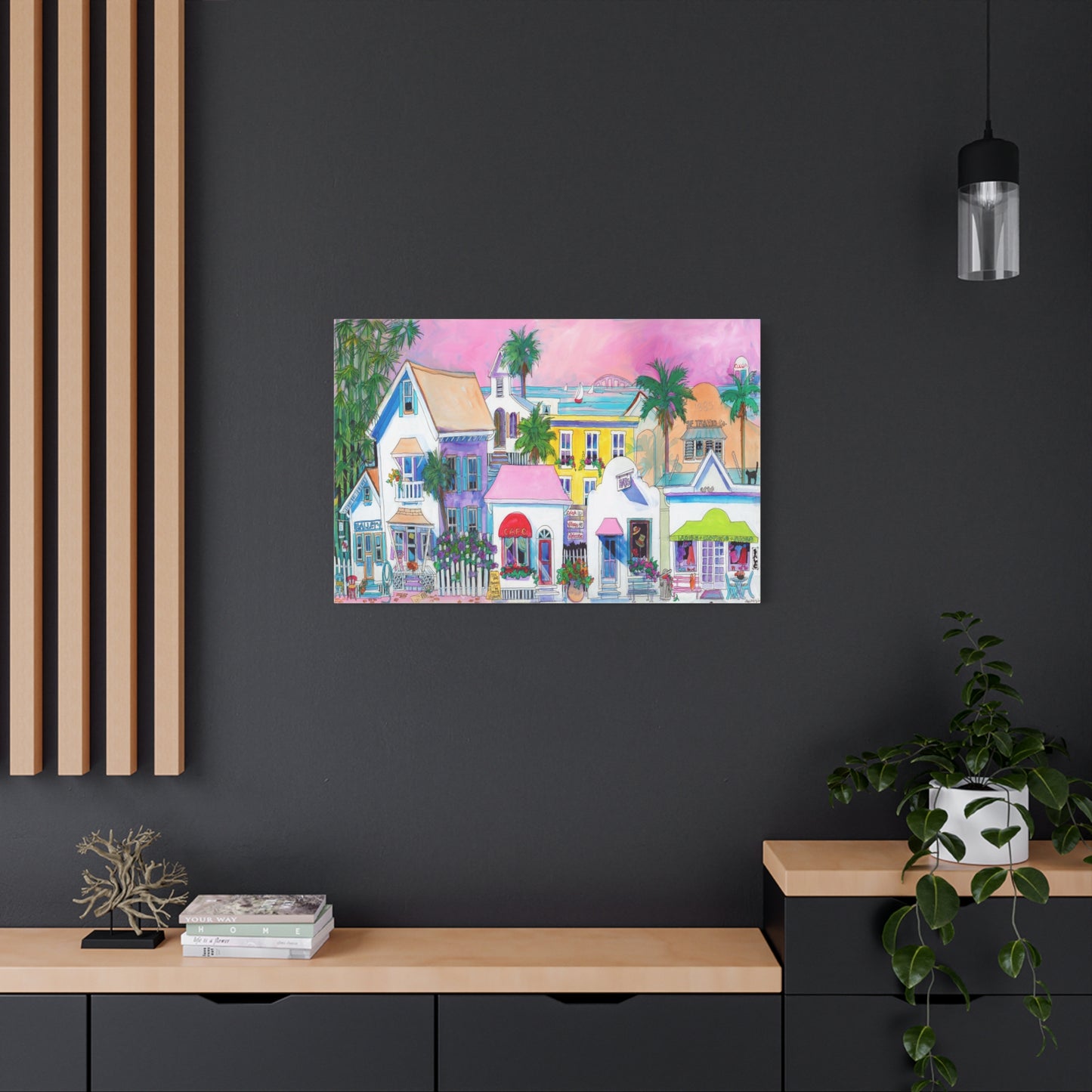 cocoa village - Canvas