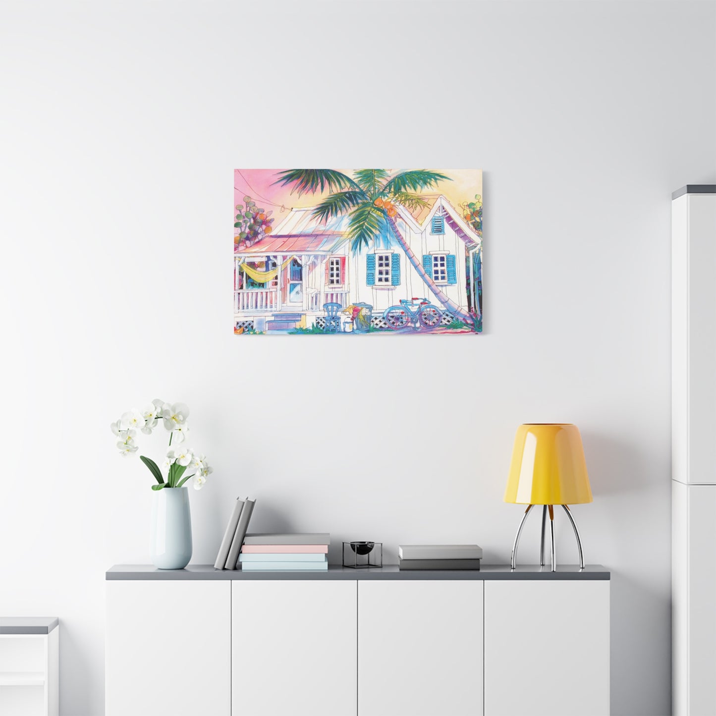 hammock on porch  - Canvas