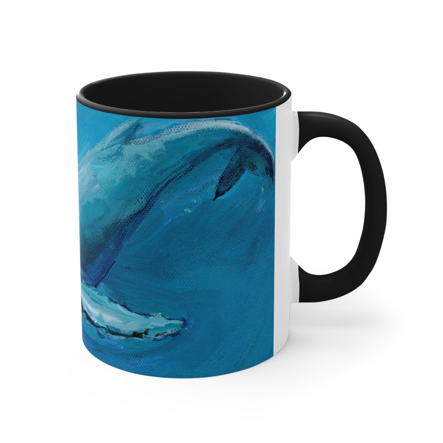 Whales Accent Coffee Mug, 11oz