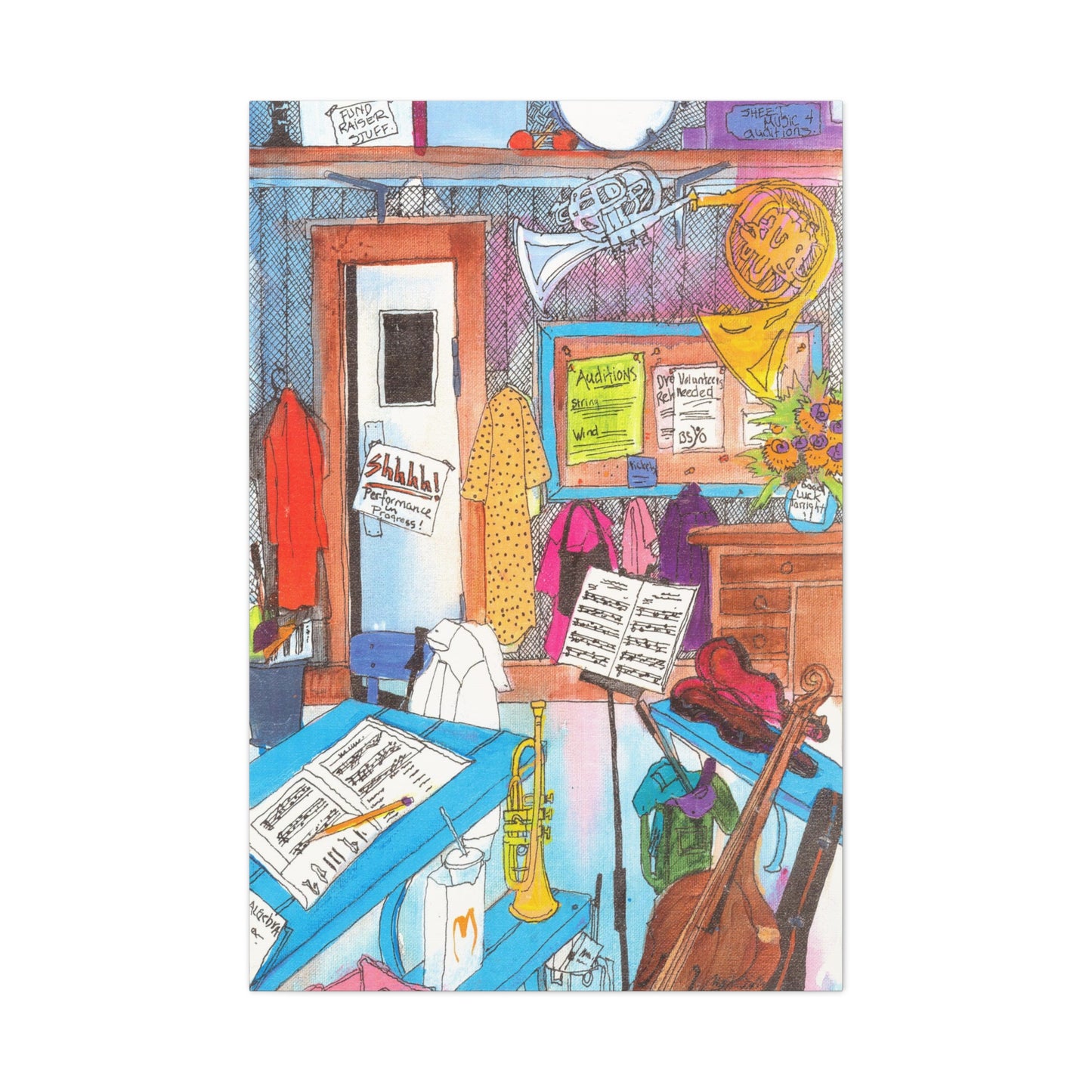 Music Classroom - Canvas