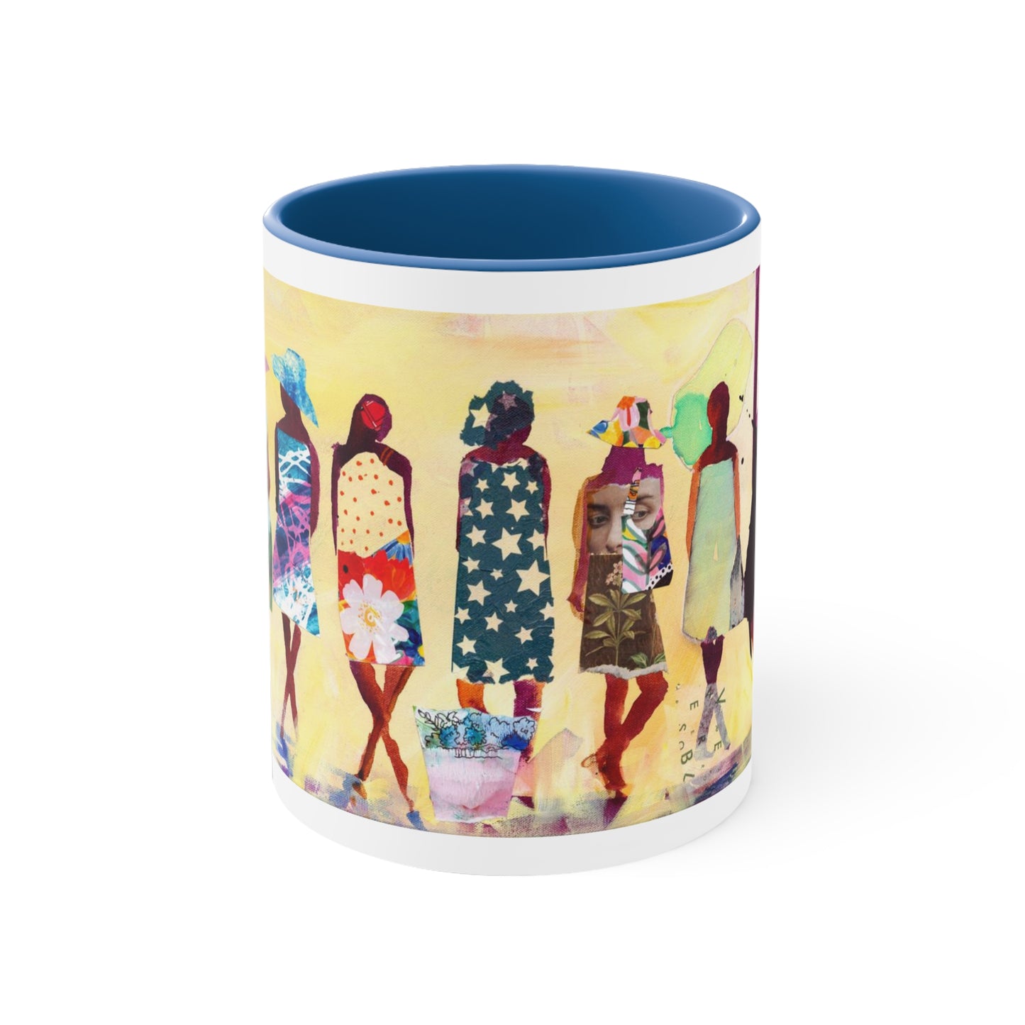 Paper Dolls Accent Coffee Mug, 11oz