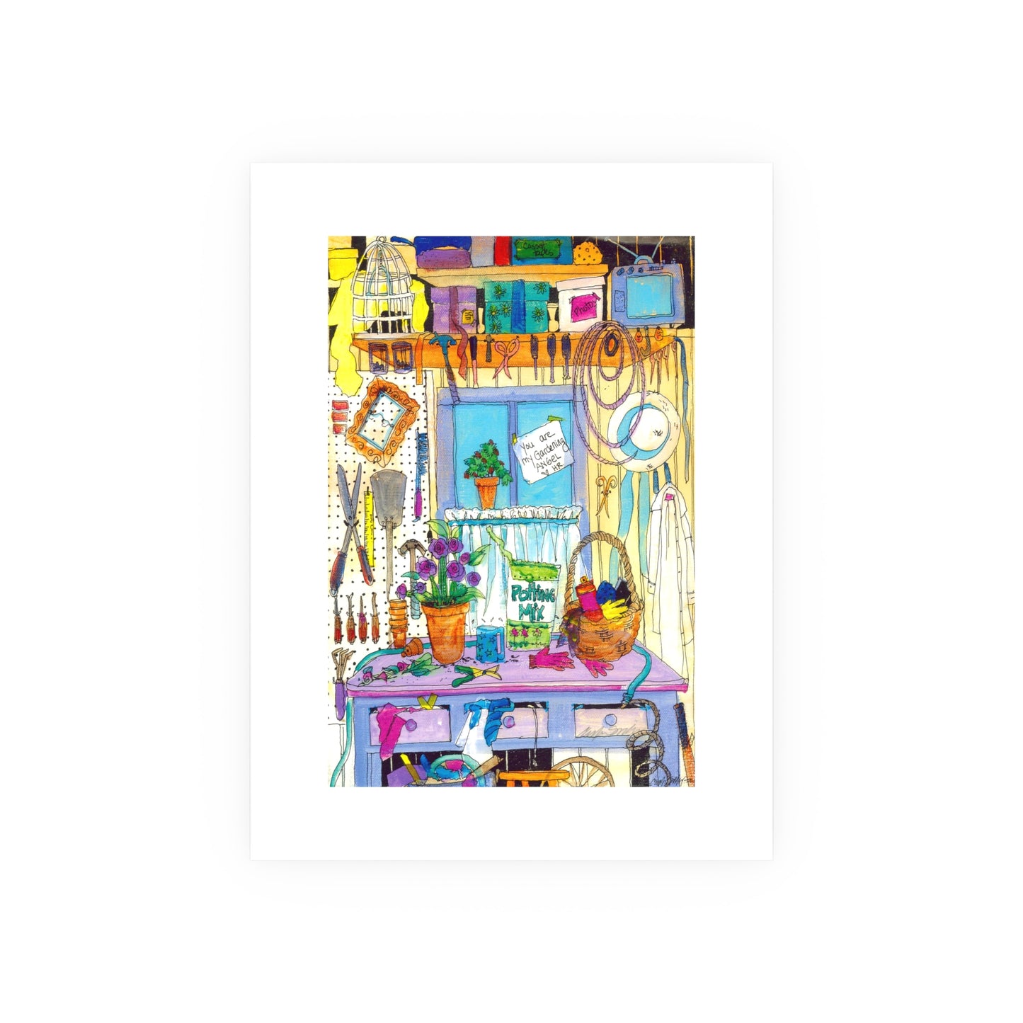 Gardening Angel - Prints - Various Sizes