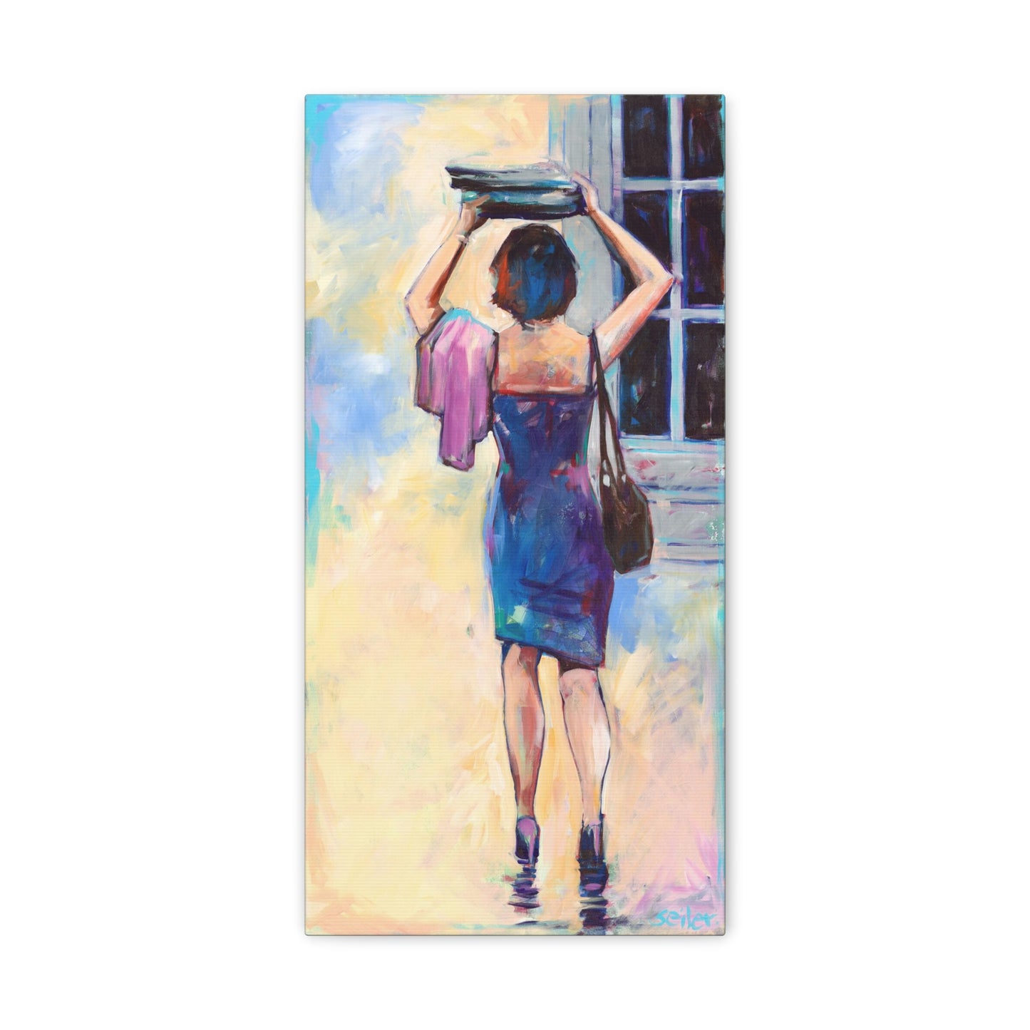 Copy of Girl in Rain - Canvas