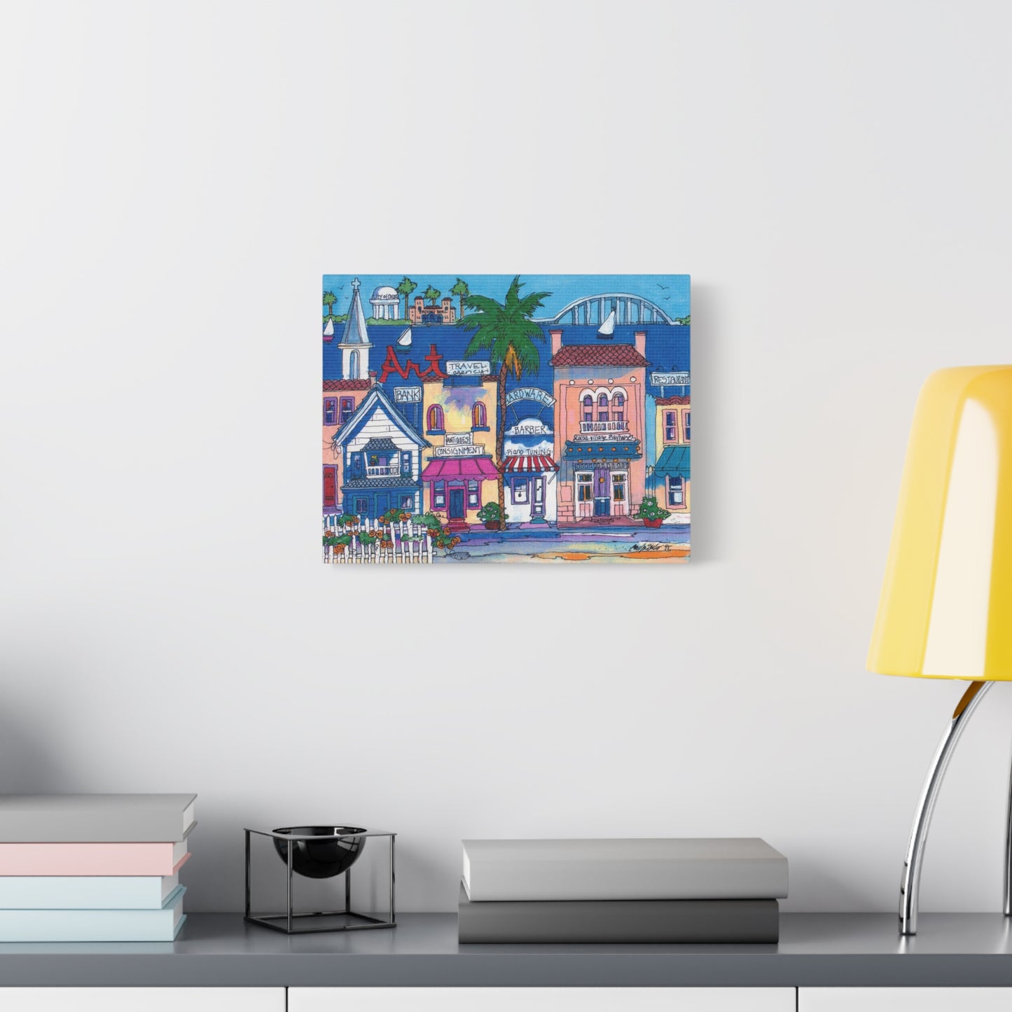 Cocoa village  - Canvas