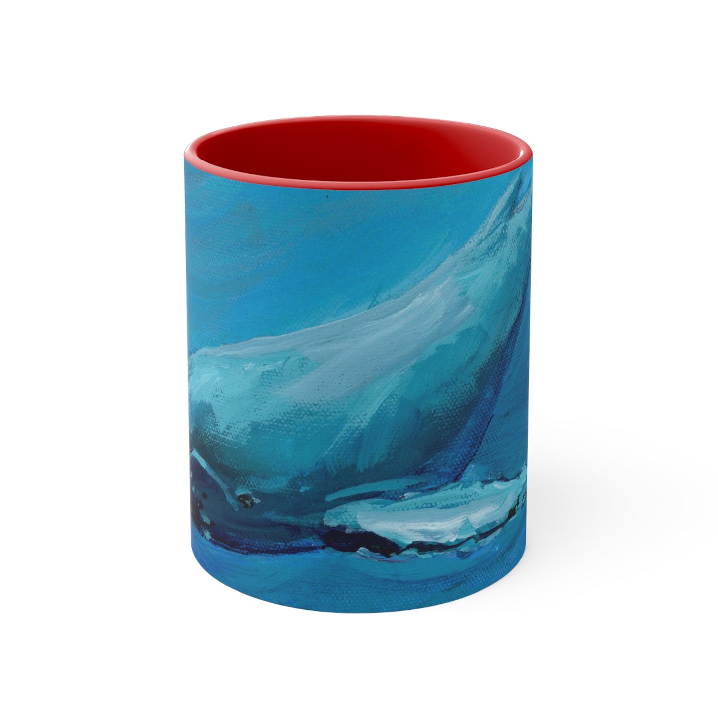 Whales Accent Coffee Mug, 11oz