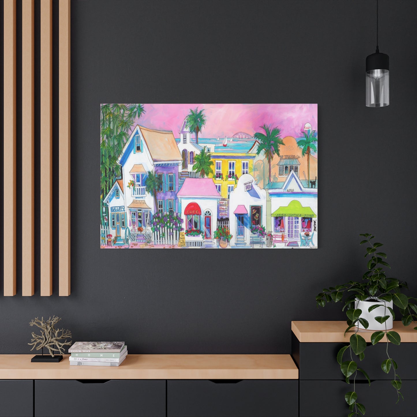 cocoa village - Canvas