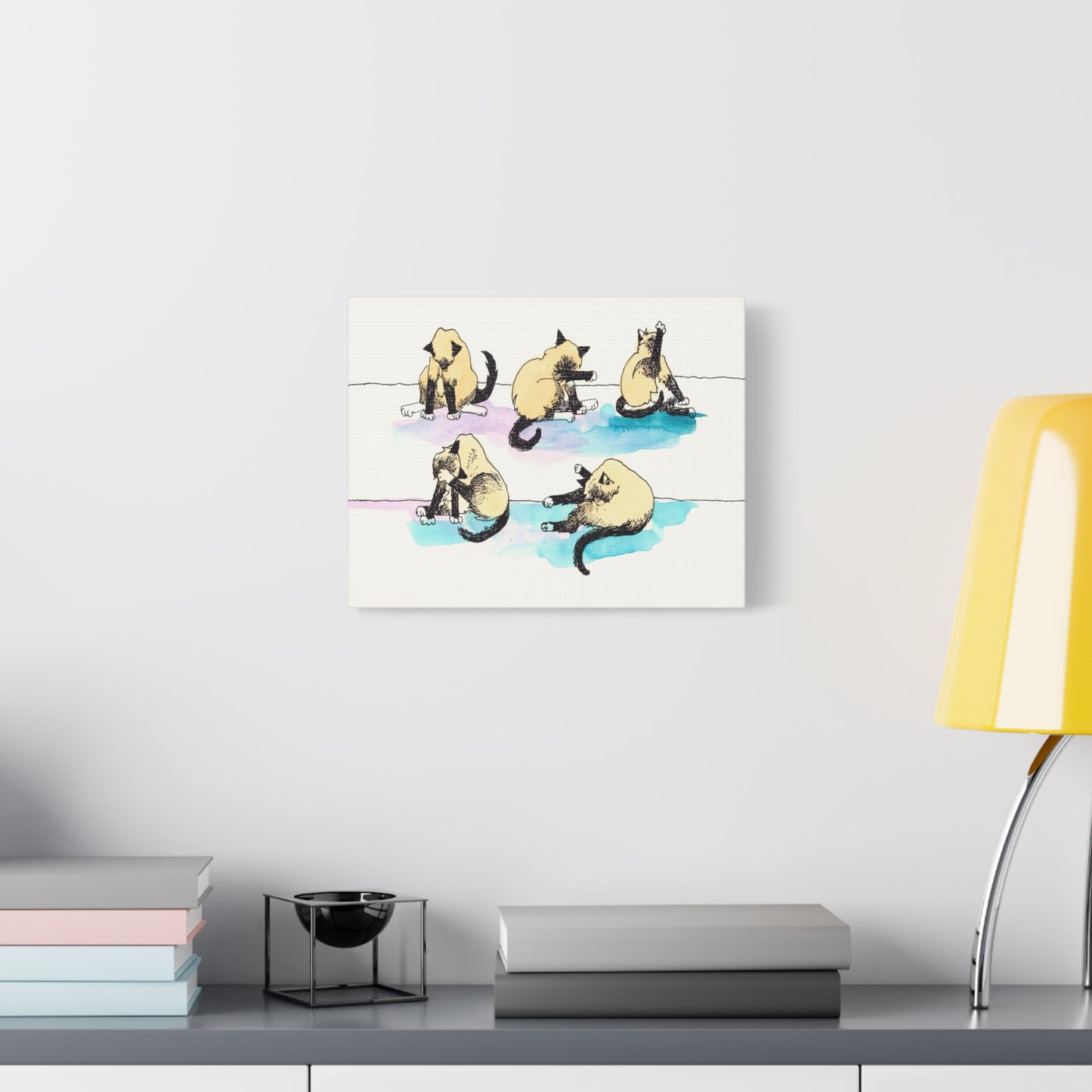 Duckling x 5  - Canvas