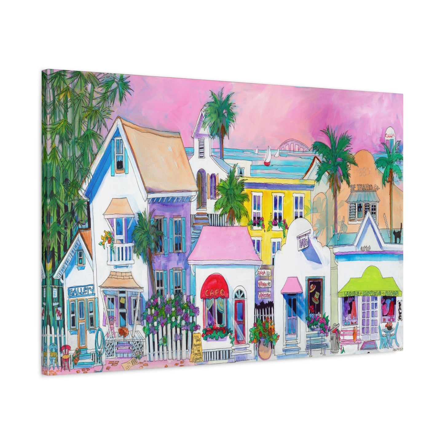 cocoa village - Canvas