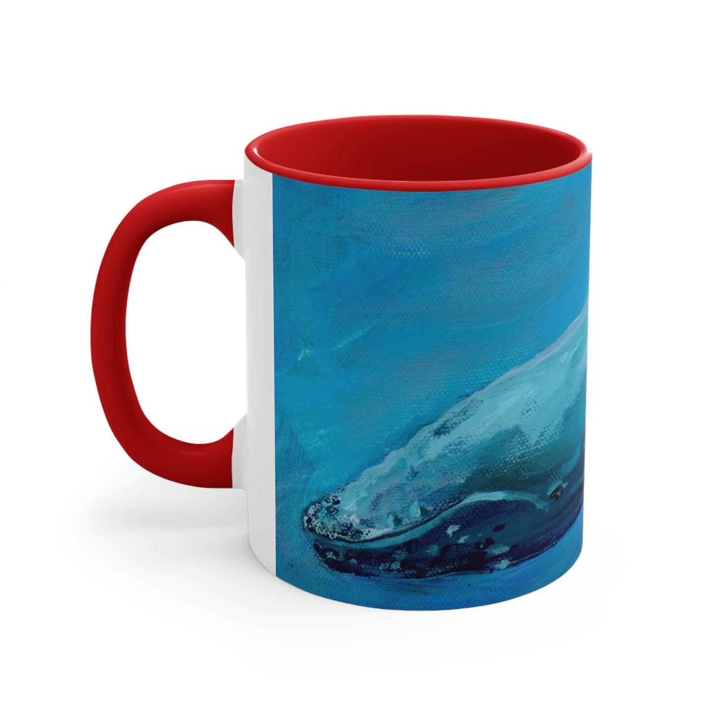 Whales Accent Coffee Mug, 11oz