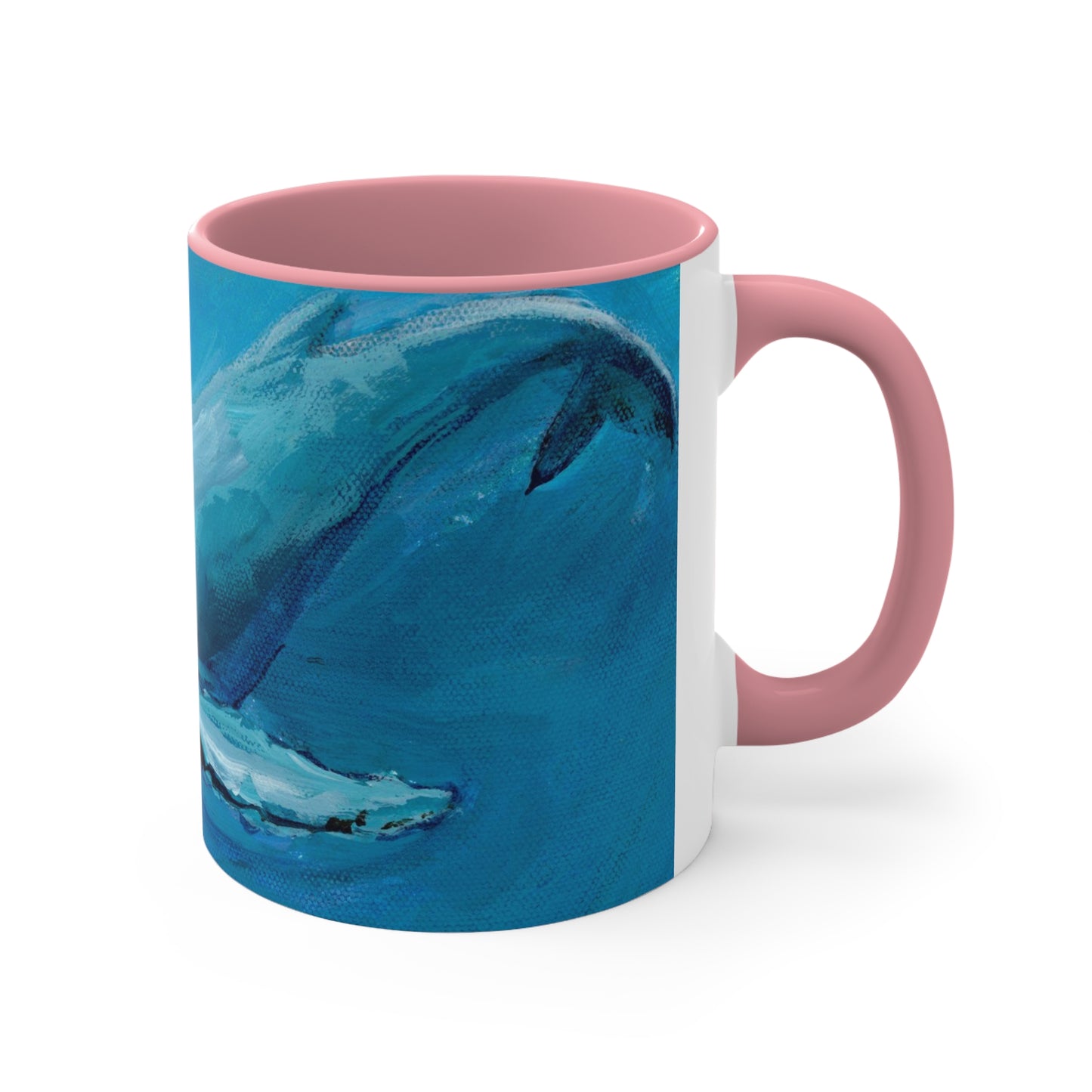 Whales Accent Coffee Mug, 11oz