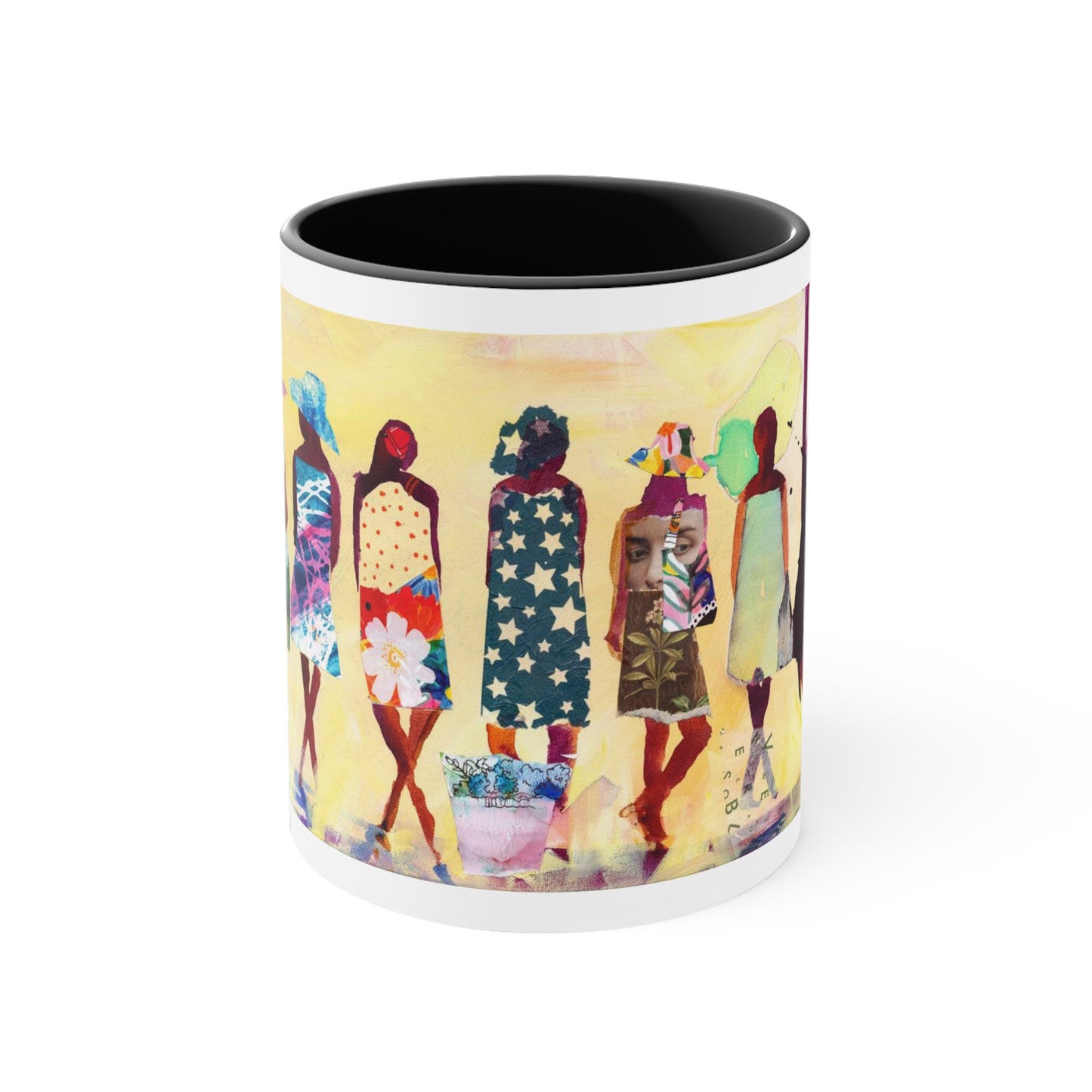Paper Dolls Accent Coffee Mug, 11oz