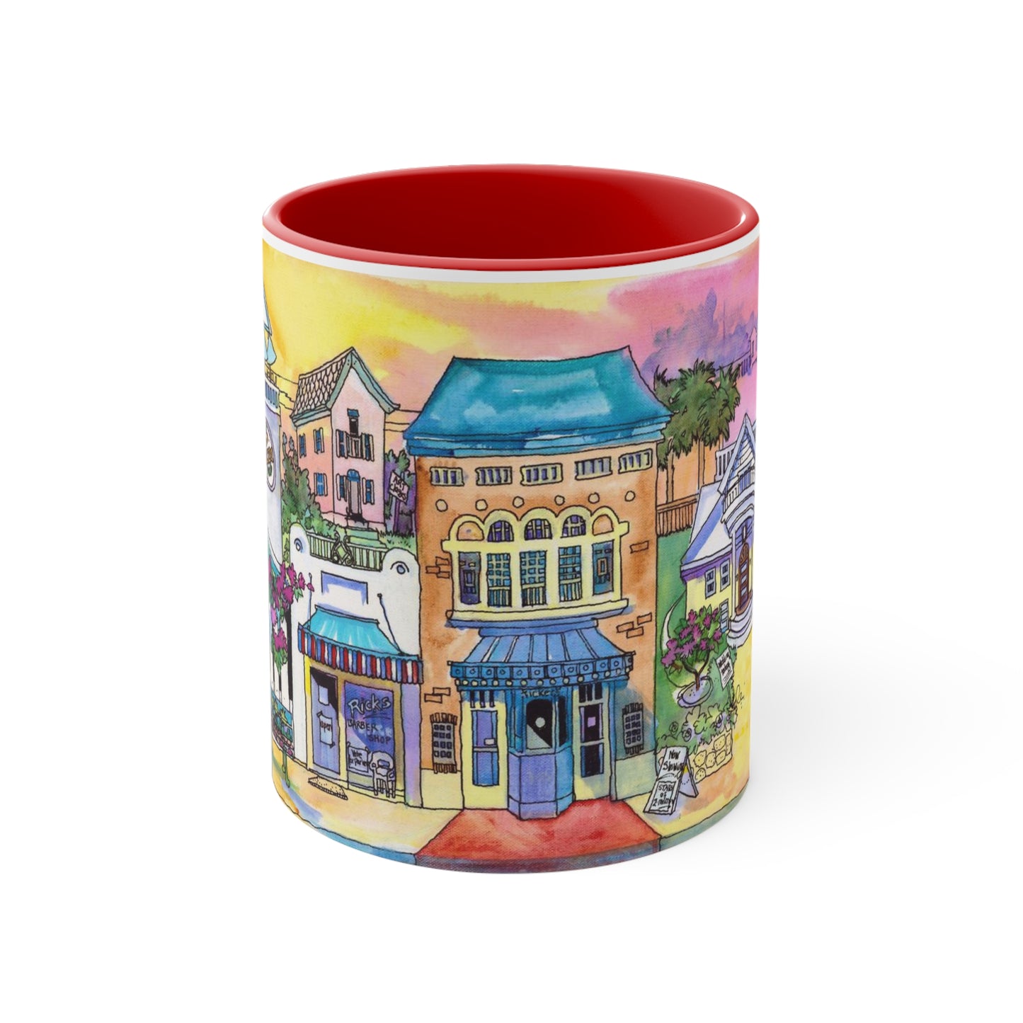 Cocoa Village Sunset Accent Coffee Mug, 11oz