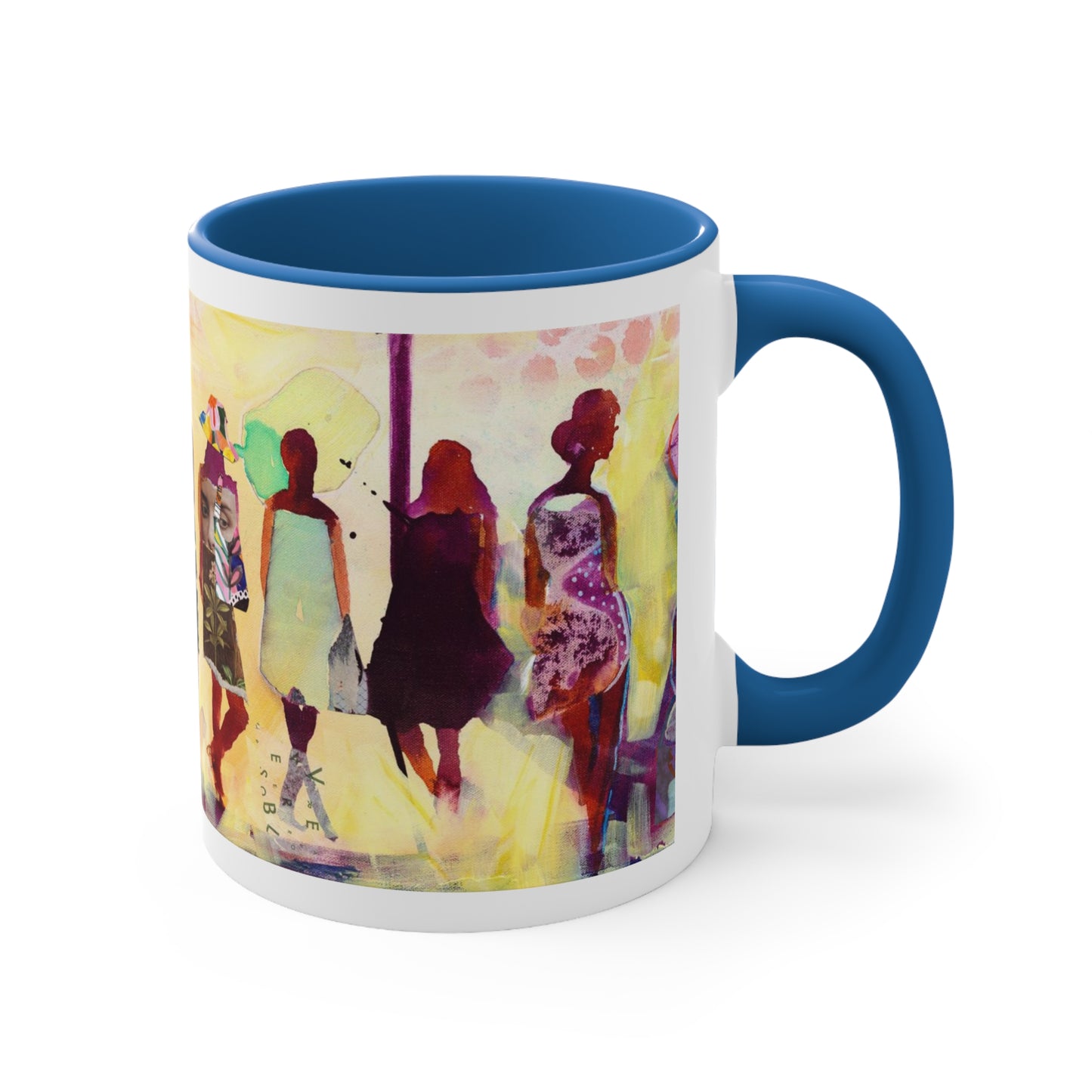 Paper Dolls Accent Coffee Mug, 11oz