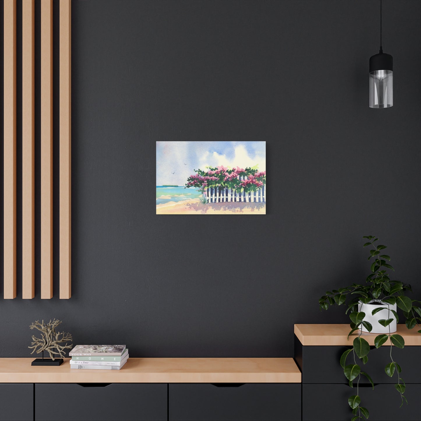Beach Bougainvillea - Canvas