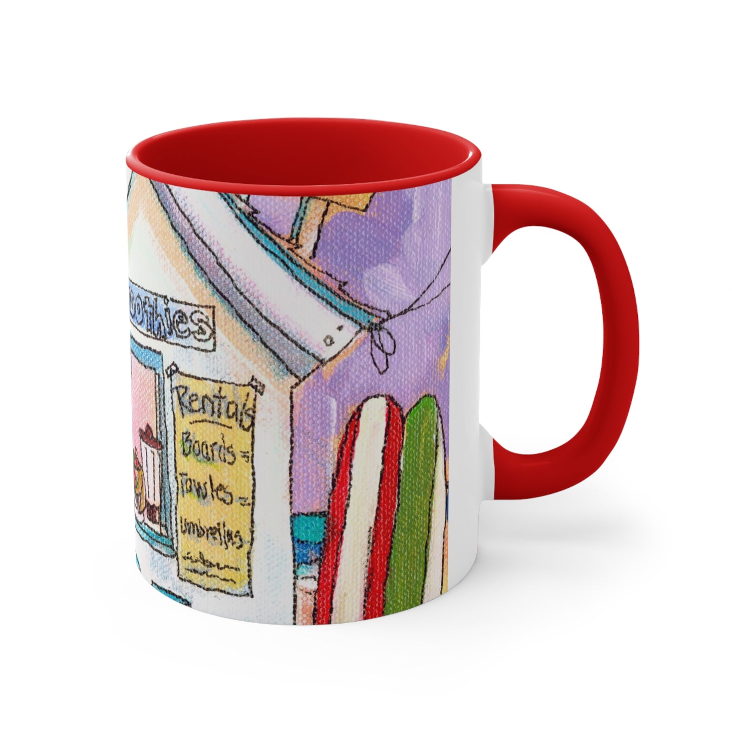 Surf Shack Accent Coffee Mug, 11oz