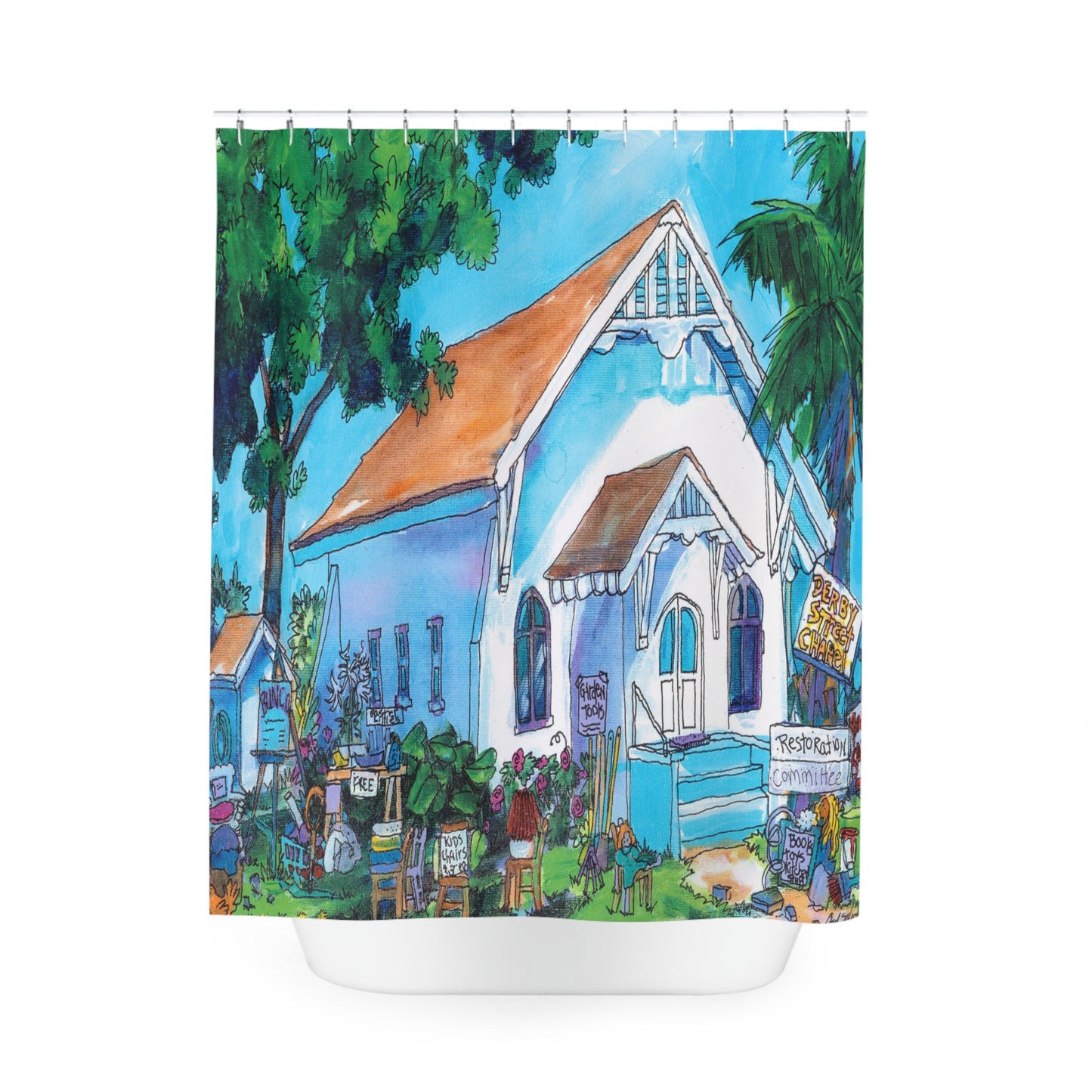 Derby St Chapel Shower Curtain