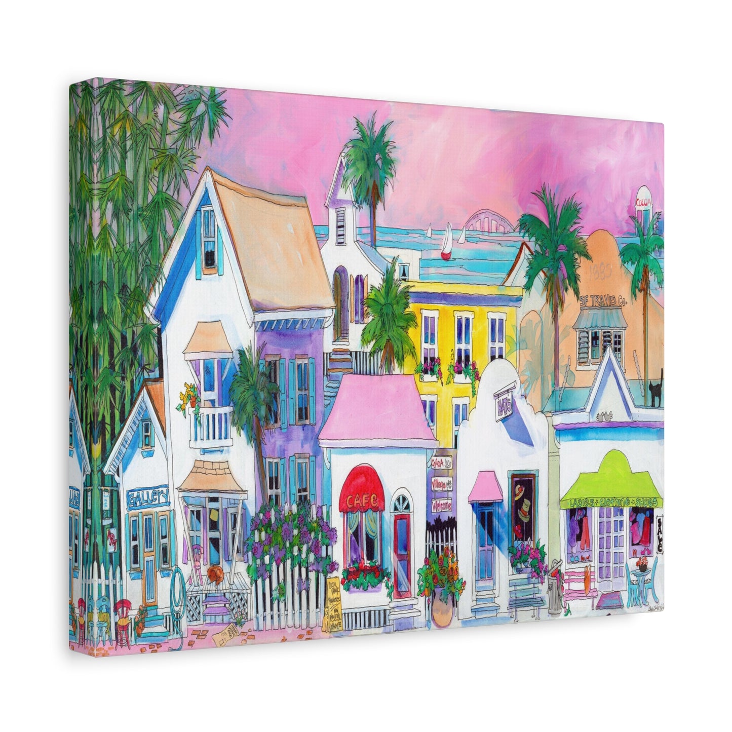 cocoa village - Canvas