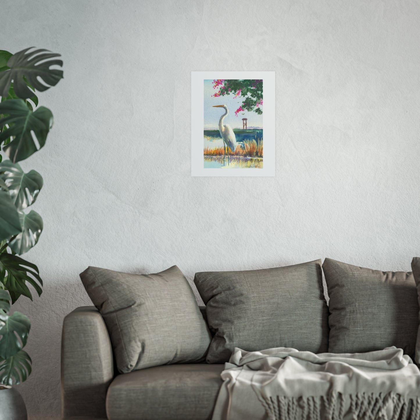 White Heron - Prints - Various Sizes