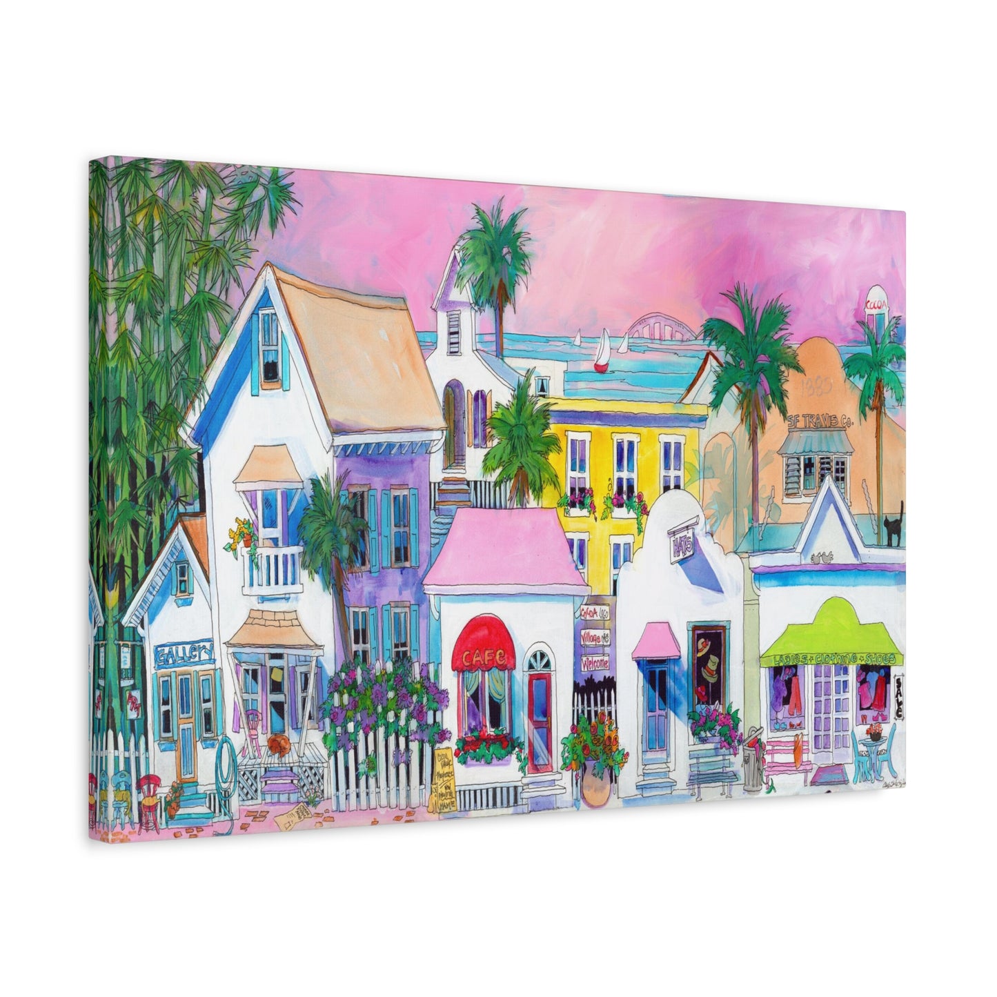cocoa village - Canvas
