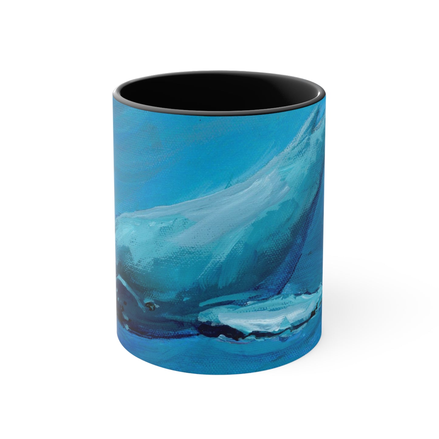 Whales Accent Coffee Mug, 11oz