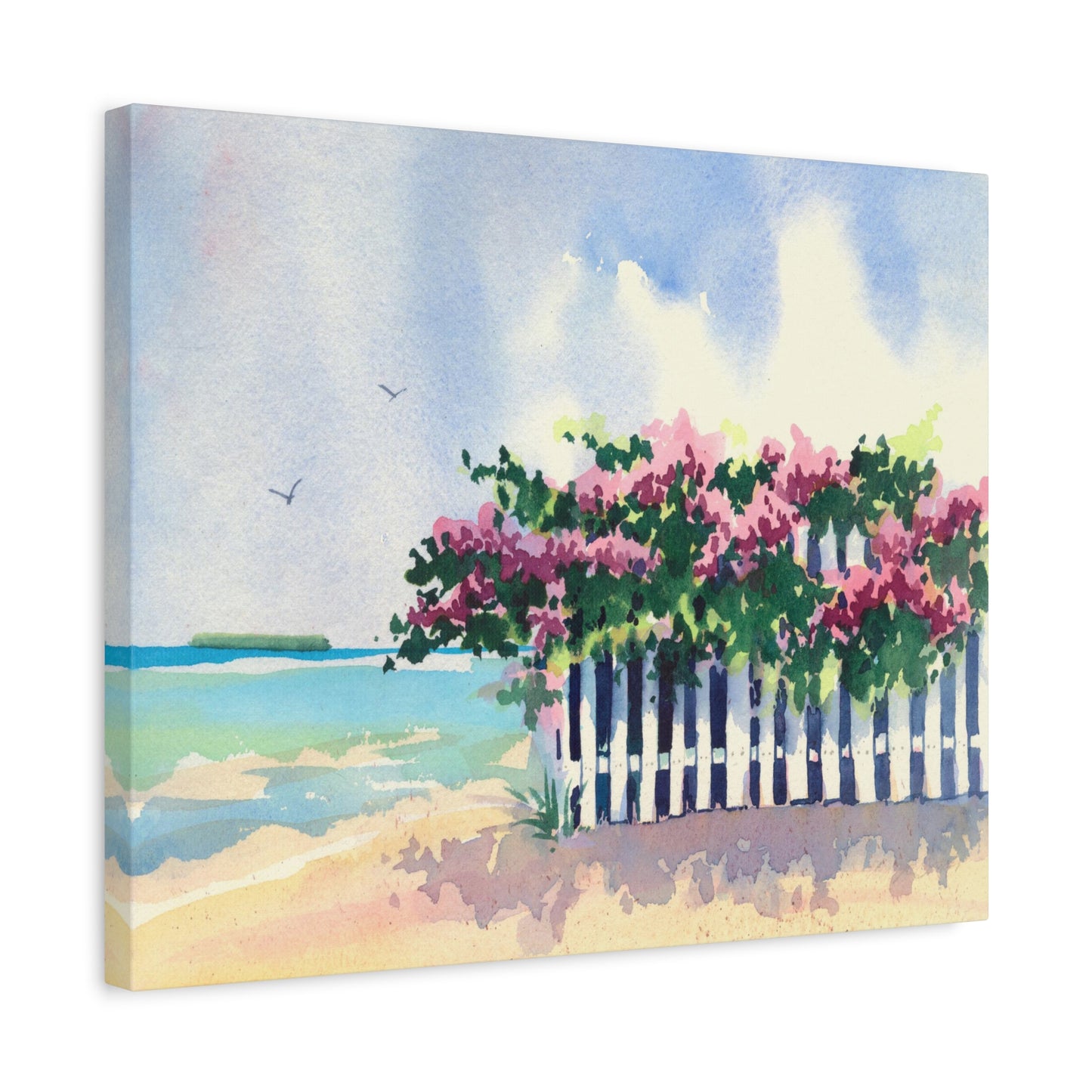 Beach Bougainvillea - Canvas
