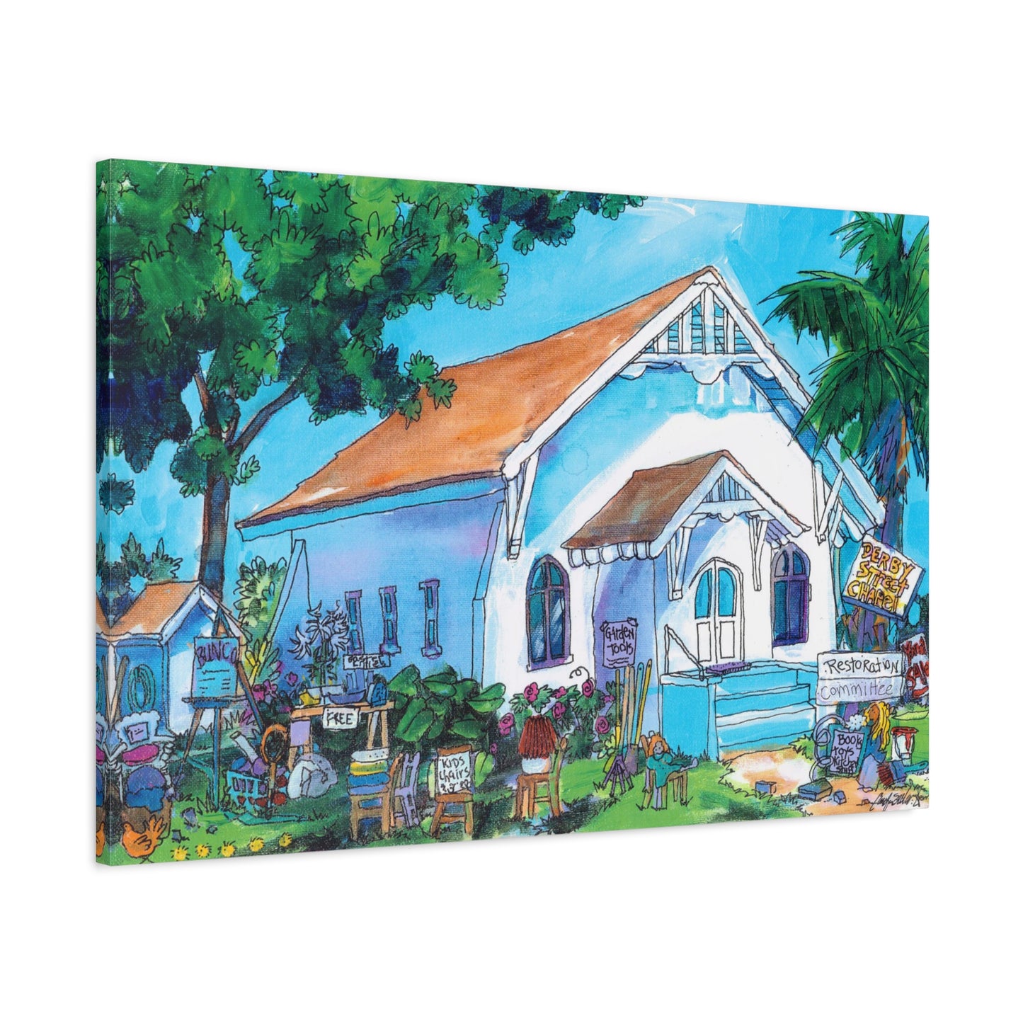Derby St Chapel  - Canvas